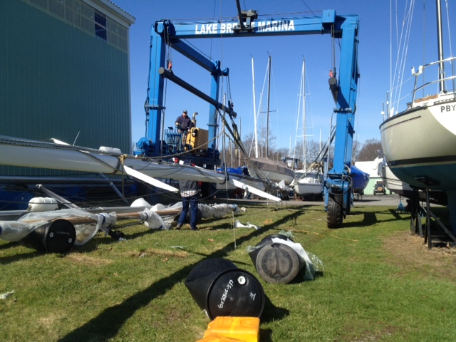 Moving the mast